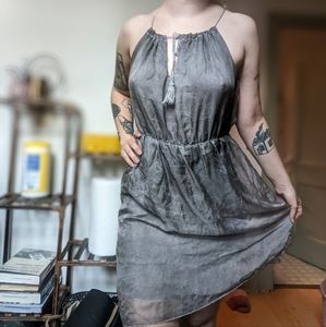 New Collection Empire Waist Halter Dress